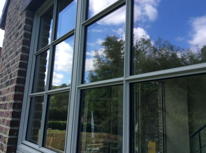 Menuiserie Sac - Fenêtres aluminium Reynaers à croisillons